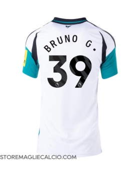 Newcastle United Bruno Guimaraes #39 Maglia Gara Trasferta Repliche 2024-25 Donna Maniche Corte